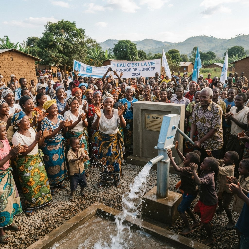 Inauguration d'un point d'eau